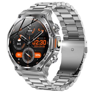 Смарт-годинник Smart Surf X Pro Steel 2 ремінця Сріблястий (3382)