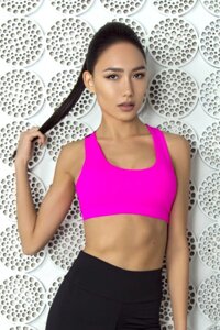 Спортивний жіночий топ Designed for Fitness Basic Pink L Рожевий