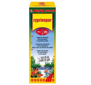 Засіб проти черевної водянки і коропових вошей Sera Pond Cyprinopur на 10 т - 500 мл (4001942074605)