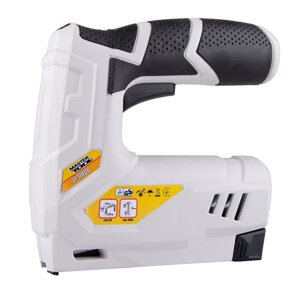 Степлер акумуляторний MASTERTOOL скоба R53 6-14 мм 1300 mAh/3.6 Black and White (41-0800)