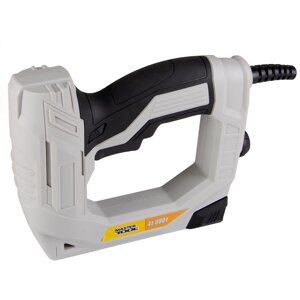 Степлер електричний MASTERTOOL скоба R53 6-14мм / цвях 15 мм 500-800 Вт 230 B/50 Гц Black and White (41-0801)