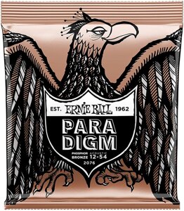 Струни для акустичної гітари Ernie Ball 2076 Paradigm Medium Light Phosphor Bronze Acoustic 12/54