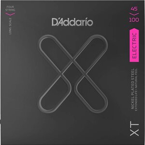 Струни для бас-гітари D'Addario XTB45100 XT Bass Regular Light 45/100