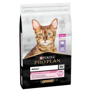 Сухий корм для кішок з чутливим травленням Purina Pro Plan Delicate З індичкою 10кг