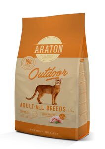 Сухий корм для котів ARATON OUTDOOR Adult All Breeds 1.5 кг (4771317456427)