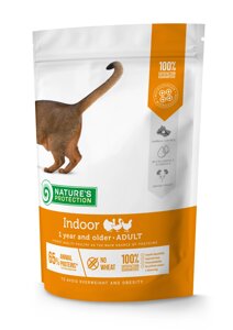 Сухий корм для котів Nature's Protection Indoor Adult 400 г (NPS45763) (4771317457639)