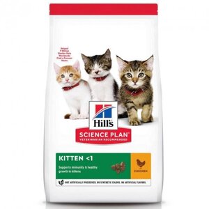 Сухий корм для кошенят вагітних або годуючих кішок Hills SP Kitten Chicken з куркою 7 кг (52742023731)