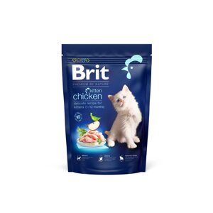 Сухий корм для кошенят Brit Premium by Nature Cat Kitten із куркою 800 г (8595602553037)