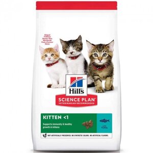 Сухий корм для кошенят до 1 року Hill's Science Plan Kitten Tuna із тунцем 300 г (052742022758)