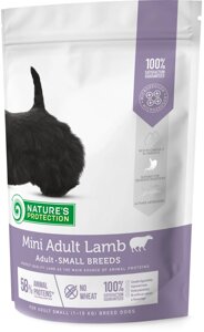 Сухий корм для собак Nature's Protection Mini Adult Lamb Small breeds 500 г (NPS45733) (4771317457332)