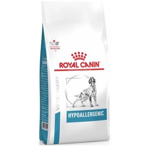 Сухий корм Royal Canin Hypoallergenic для собак від 10 місяців при харчовій алергії 14 кг (3182550711340)