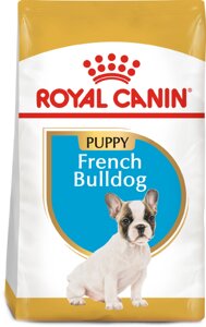 Сухий повнораційний корм для цуценят Royal Canin French Bulldog Puppy породи Французький бульдог віком до 12 років