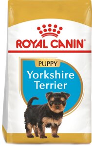 Сухий повнораційний корм для цуценят Royal Canin Yorkshire Terrier Puppy породи йоркширський тер'єр віком від 2 до 10