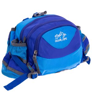 Сумка поясная WAIST BAG COLOR LIFE TY-5335 синий