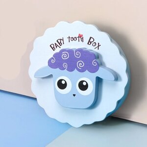 Сувенірна коробка для збереження молочних зубів Argo Baby Tooth Box Баранчик Блакитний 50260