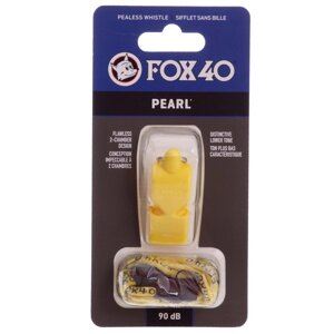 Свисток суддівський пластиковий FOX40-PEARL Жовтий