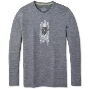 Термокофта Smartwool Men's Merino Sport 150 Old Man Winter Long Sleeve Tee Medium Gray Heather S Smart Wool (1033-SW