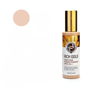 Тональний крем із золотом Enough Rich Gold Double Wear Radiance Foundation SPF50+ PA13