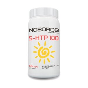 Триптофан для спорту Nosorog Nutrition 5 HTP 100 60 Caps