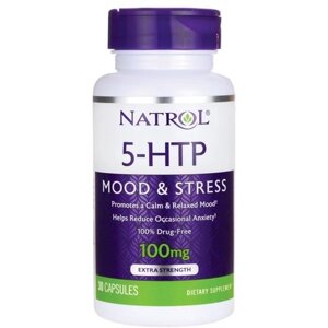 Триптофан Natrol 5-HTP 100 mg 30 Caps