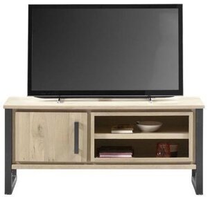 Тумба підставка для TV у стилі Loft NS-2158 580x1180x400 мм Чорний