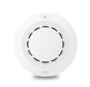 Розумний датчик диму з сиреною та WiFi круглий Tuya smart house - 902565