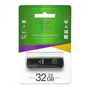 USB-накопичувач T&G Flash Drive 3.0 32gb Vega 121 USB Flash Drive 3.0 32Гб Чорний