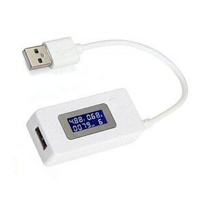 USB тестер ємності, usb амперметр вольтметр Hesai KCX-017