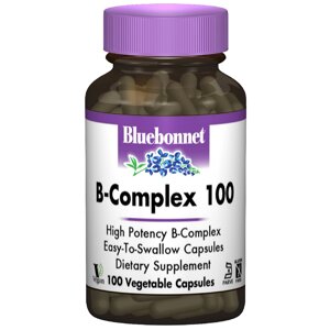 По-Комплекс 100, Bluebonnet Nutrition, 100 гелевих капсул