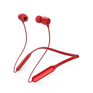 Вакуумні бездротові навушники Remax RB-S17 Neckband Bluetooth 4.1 93 дБ/до 22 год Red