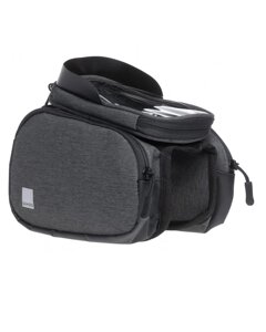 Велосумка під смартфон Sahoo 122007 Top Tube Bag 1,5L Grey (6920636791131-T)