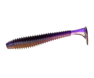 Виброхвост Flagman Mystic Fish Fat 2.8 #0531 Violet/Pearl White FMFF28-0531