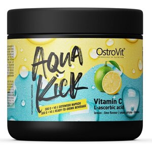 Вітамін C для спорту OstroVit Aqua Kick Vitamin C 300 g /30 servings/ Lemon Lime