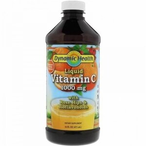 Вітамін C Dynamic Health Laboratories Liquid Vitamin C 1000 mg 473 ml /31 servings/ Natural Citrus Flavor