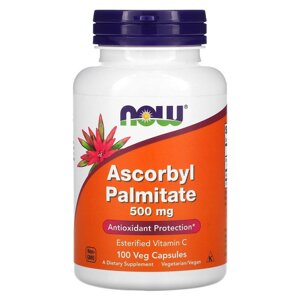 Вітамін C NOW Foods Ascorbyl Palmitate 500 mg 100 Veg Caps