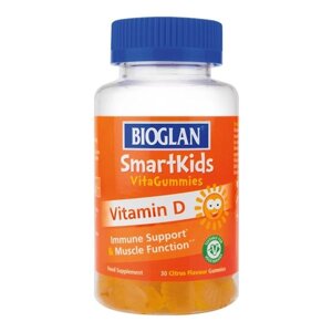 Вітамін D Bioglan Smartkids Vitamin D 30 Gummies Citrus