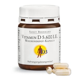 Вітамін D Sanct Bernhard Vitamin D3 5600 IU 140 mcg 26 Caps