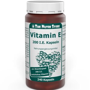 Вітамін E The Nutri Store Vitamin E 200 IU 240 Caps ФР-00000226