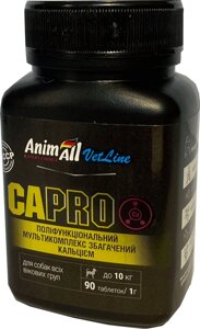 Вітамінна добавка для малих порід собак AnimAll VetLine Ca PRO 1 гx90 т (4820150205416)