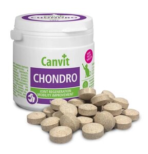 Вітамінно-мінеральний комплекс Canvit Chondro for cats (для зміцнення суглобів у котів). У пігулках). 100g. (can50743)