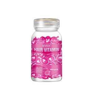 Вітамінні капсули Sevich Hair Vitamin with Argan oil для ламкого та тьмяного волосся рожеві 30шт