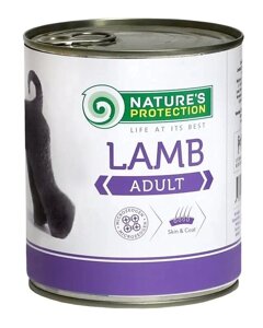 Вологий корм для собак Nature's Protection Adult Lamb з ягням 400 г (4771317246288)