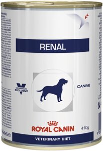 Вологий корм для собак Royal Canin Renal при хронічній нирковій недостатності 410 г (9003579000748) (9000748)