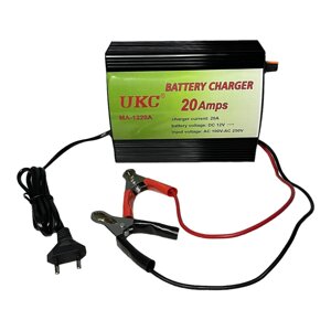 Зарядний пусковий пристрій акумулятора автомобіля 12 вольт 20 ампер UKC Battery Charger 20A (1756375614)