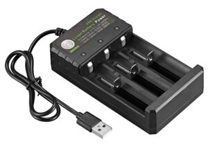 Зарядний пристрій на 3 слота BMAX Charger Black (11010-hbr)