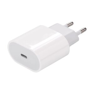 Зарядний пристрій Wuw 20W USB-C Power Adapter 3.0A Type C to Lightning White