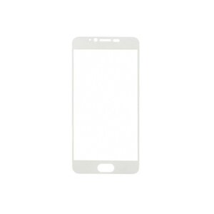 Захисне кольорове скло Glass 2.5D Full Screen для Meizu M5 White (12277)