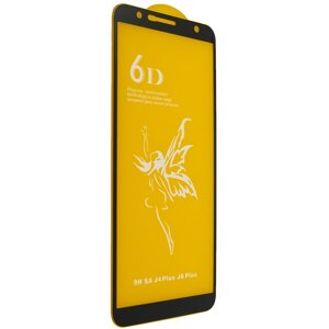 Захисне скло 6D Premium Glass 9H Full Glue для Samsung J6+ 2018 J610 Black (00005836)