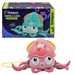 Заводна іграшка Cute octopus рожевий Mic (QC23Y)