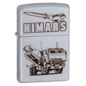 Запальничка бензинова Zippo 205 Classic street chrome з гравіюванням HIMARS (205 H)